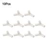 White Plastic Connectors for Tent Poles 16mm Inner Diameter (Pack of 10)