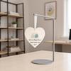 Sea Glass Friendship Ornament Ceramic Timeless Keepsake Heart Hanging Art Pendant For Friend Sister Mothers Day Birthday