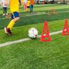 10Pcs 23cm Football Traffic Marker Cones Set for Basketball, Indoor Outdoor Game