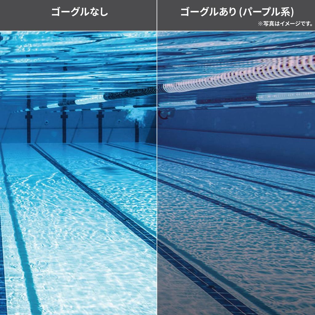 Swans PUR Lila Schwimmbrille für Erwachsene Aus UV-Silikon Leicht austauschbare Nasenbrücke Modell SWRV-010N Brille, Japan, Anti-Beschlag, Schutz, Polsterung,