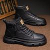 Soft Sole Soft Sole Autumn New Martin Boots Retro Men's Shoes High Top Leather Shoes Non-slip Shoes Casual Short Boots