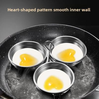 1PC Stainless Steel Fried Egg Mold Tool Fried Egg DIY Model Love Shape Lotus Rice Ball Mold Kitchen Cooking Tools