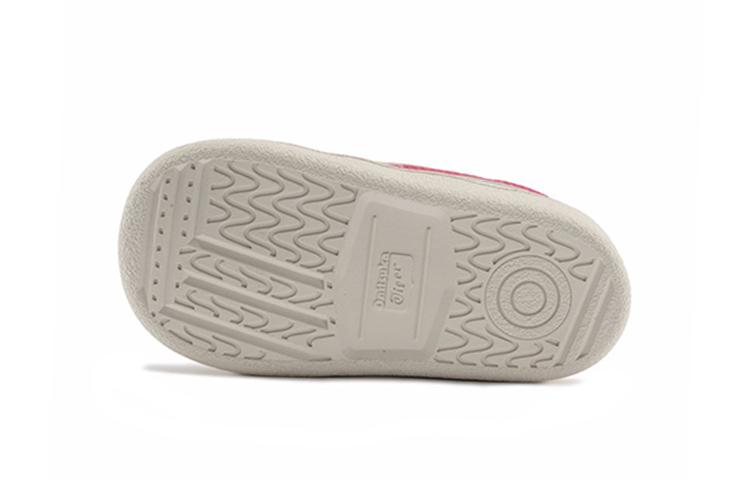 Onitsuka Tiger GSM Slip Resistant Abrasion Resistant Low top Toddler Shoes White Red Infant And Toddler 1184A023-102