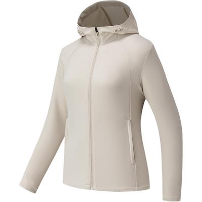 Solid Color Soft Hooded Zipper Versatile Jacket Women Jackets 962617601-1