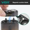 VGR Convenient Electric Shaver IPX6 Waterproof Gradient Metal Shaver Double Blade Men's Shaver Travel Mini USB Hair Trimmer Home Razor Shaver V-348