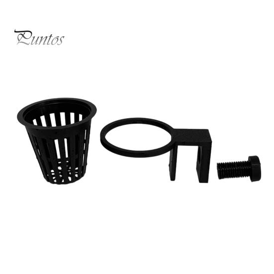 Aquatic Plant Container Aquarium Holder, Top Hanging Fish Tank Holder Planter Basket with Screw Clamp for Anubias, Plants Landscaping Tool