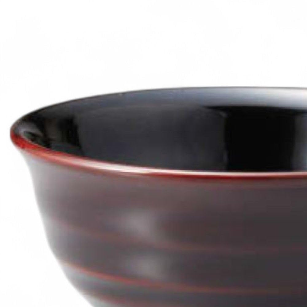 Lacquerware Rice Dishwasher Made In Japan J-kitchens Bowl, Wooden, Hand-Painted, Safe, PID-528503,