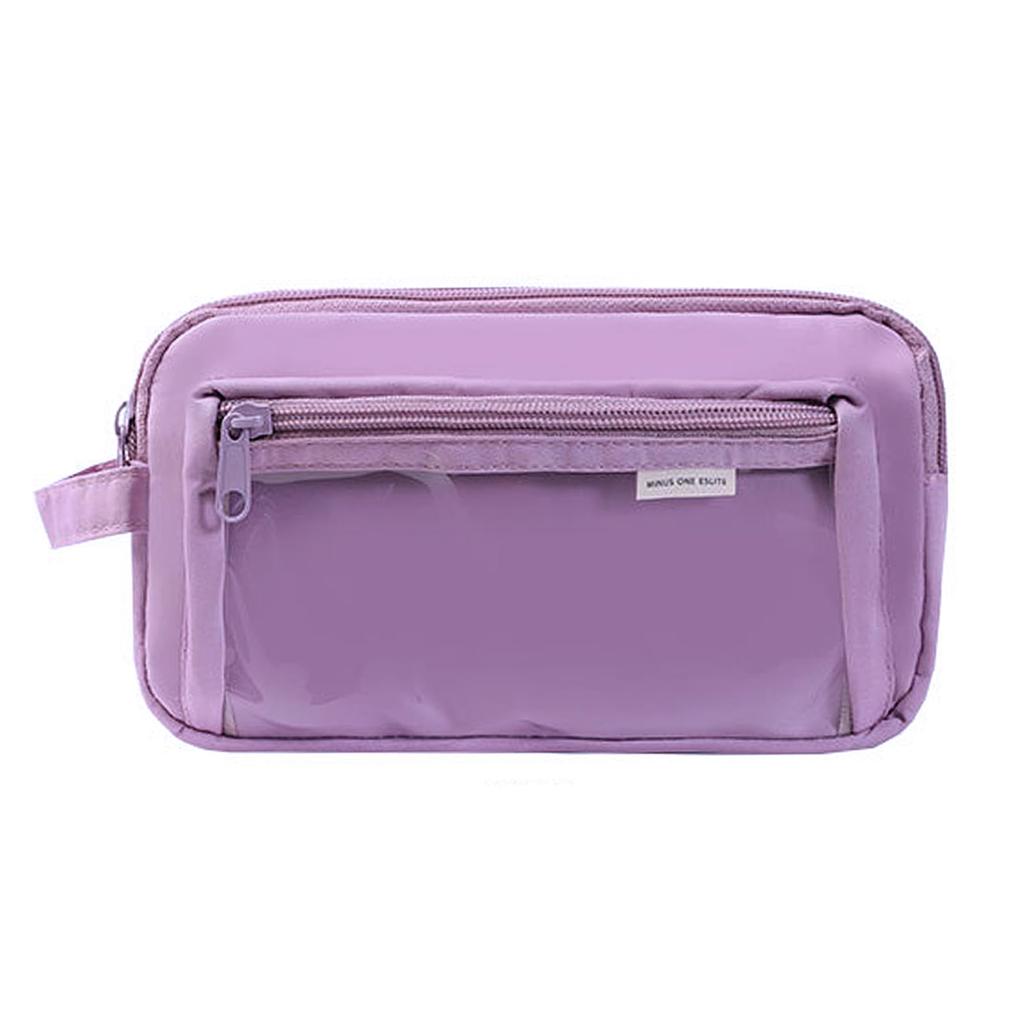 IPOCHI Pencil Pencil Pen Large Zipper Popular Storage Business Elementary School Middle School High School Women Case, Case, Pouch, Capacity,