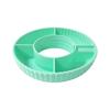 Snack Bowl Silicone Snack Platter for 40 Oz Cups Reusable Snack Tray 4-Compartment Snack Container for Cup Accessories Easy To Clean Serving