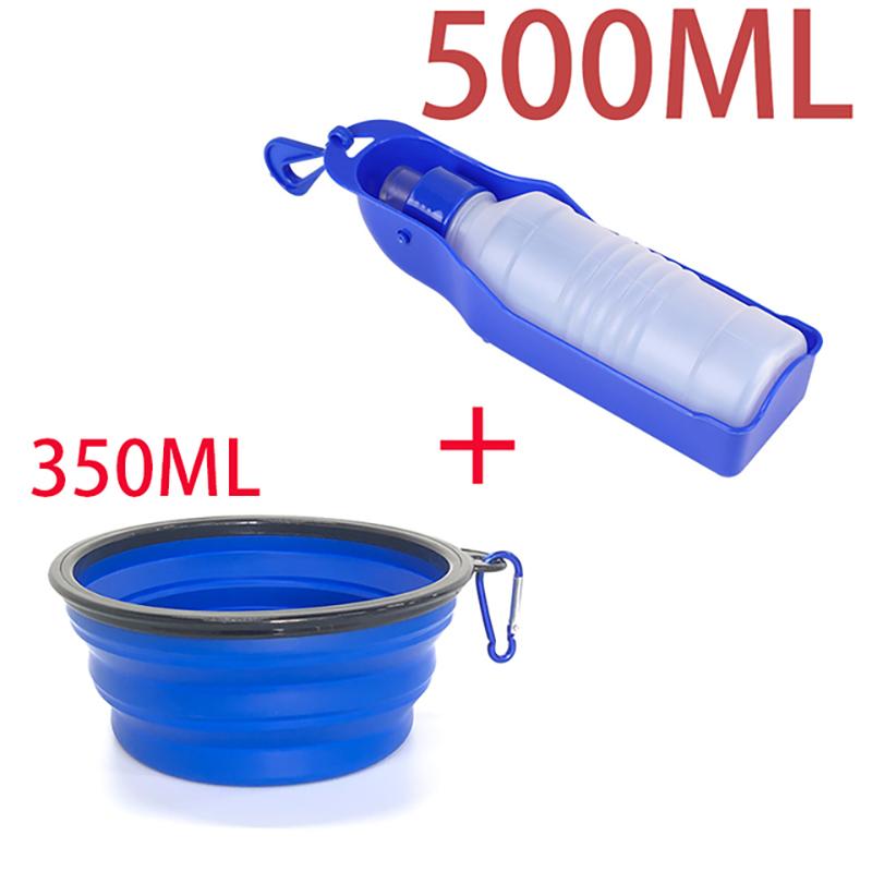 Dog Water Bottle Folding Drinker Plastic Portable Water Bottle Pets Outdoor Travel Drinking Water Feeder Bowl for Dogs