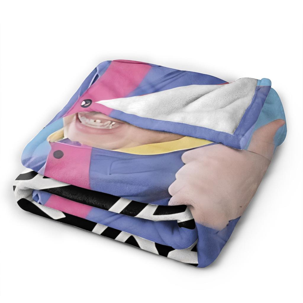 Oliver Tree Memorial RIP Blanket Flannel Textile Decor Portable Lightweight Throw Blankets for Bed Outdoor Plush Thin Quilt