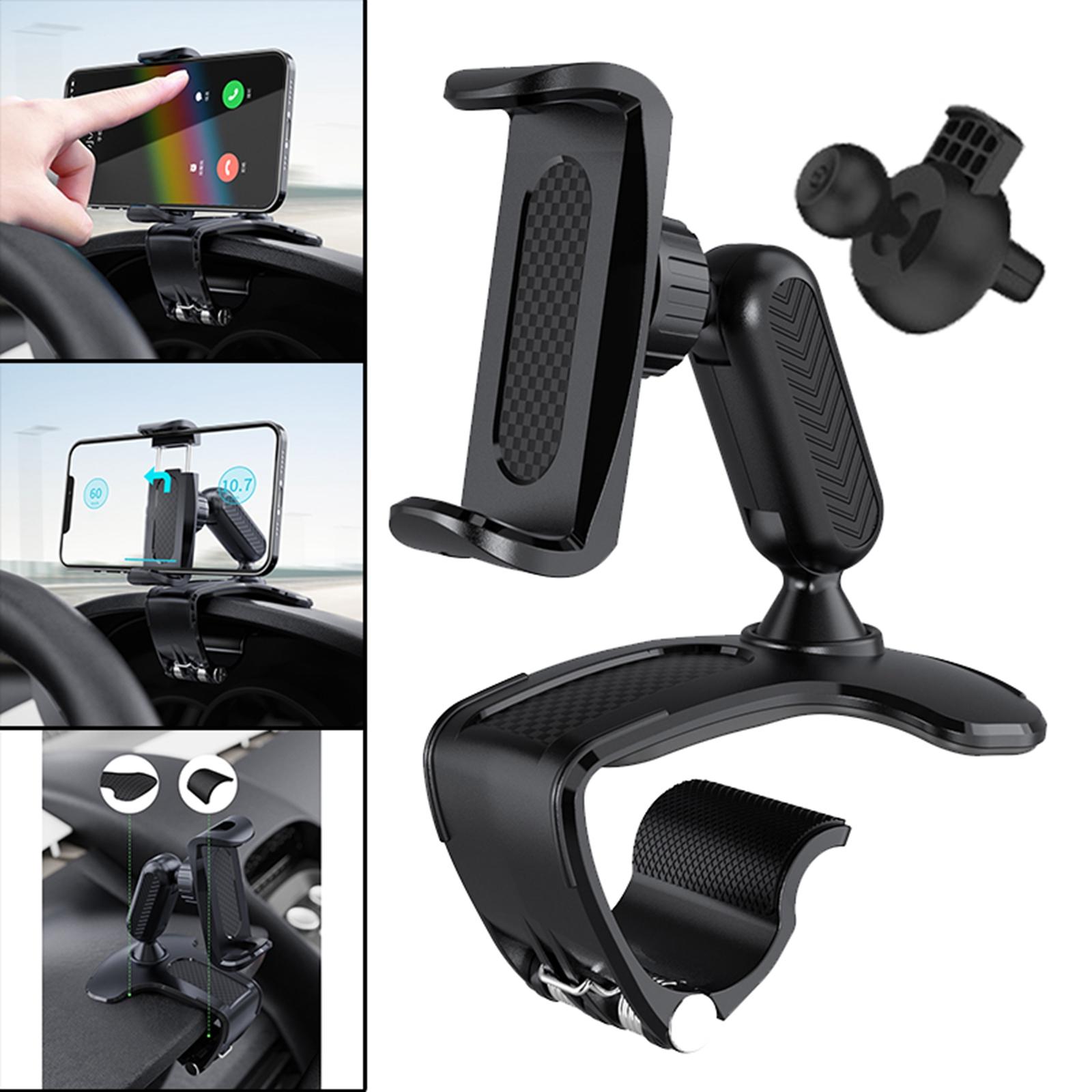 

Car Phone Mount Instrument Adjustment Interior Universal 360 Degree Rotation Anti-Dropping Console