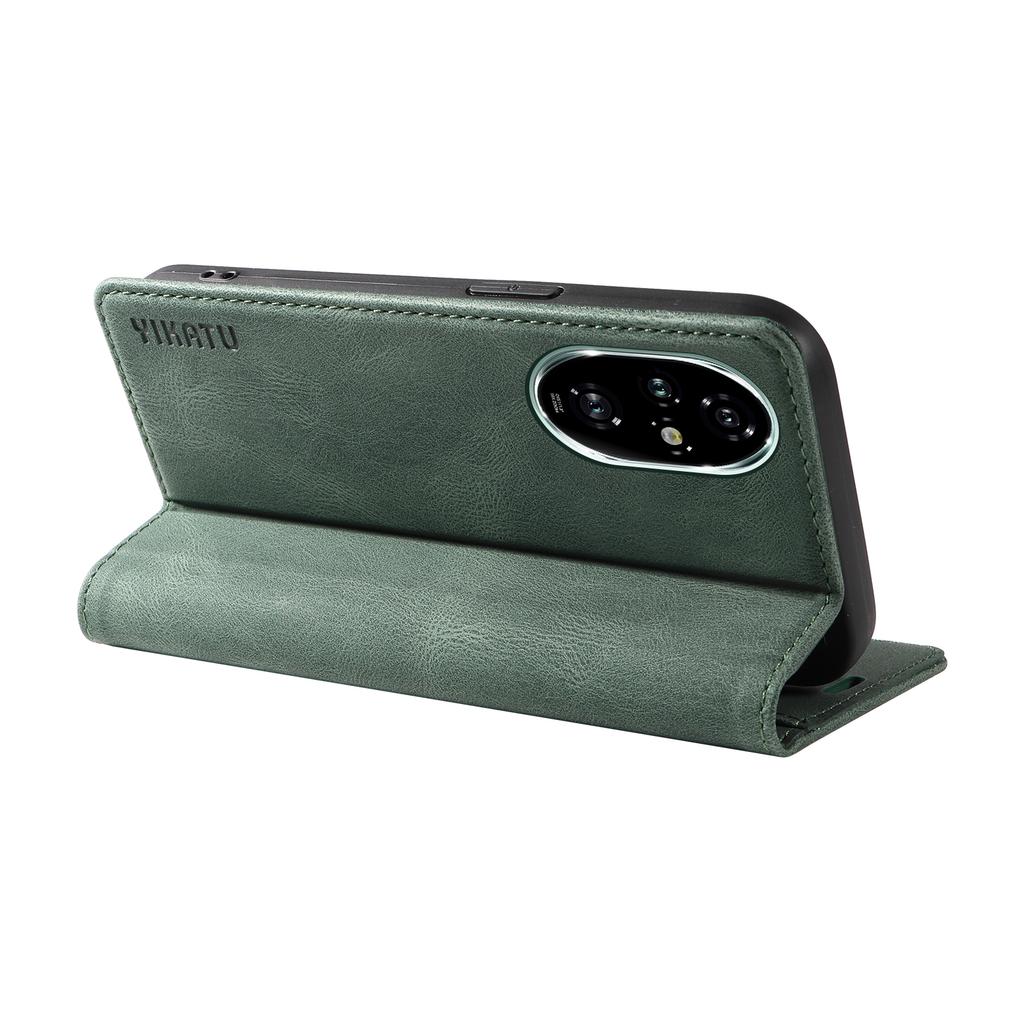 YIKATU YK-004 For Honor 200 Pro 5G Leather Case Phone Cover Magnetic Closing