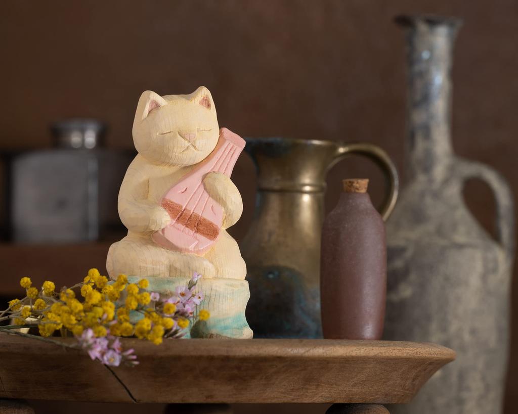 Cat Buddha Cat Lucky God Benzaiten Buddha Shop Sakai Prototype Lucky Gods Buddha Statue Maneki Cat Maneki Cat Ornament Benzaiten Supervision_Seven