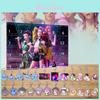 Kpop Girl Group Christmas Countdown Calendar Acrylic Bag Charm With 24 Pieces For Holiday Decor