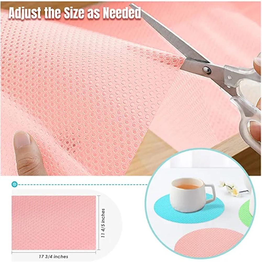 4PCS Refrigerator Mats Washable Reusable Refrigerator Liners Kitchen Supplies