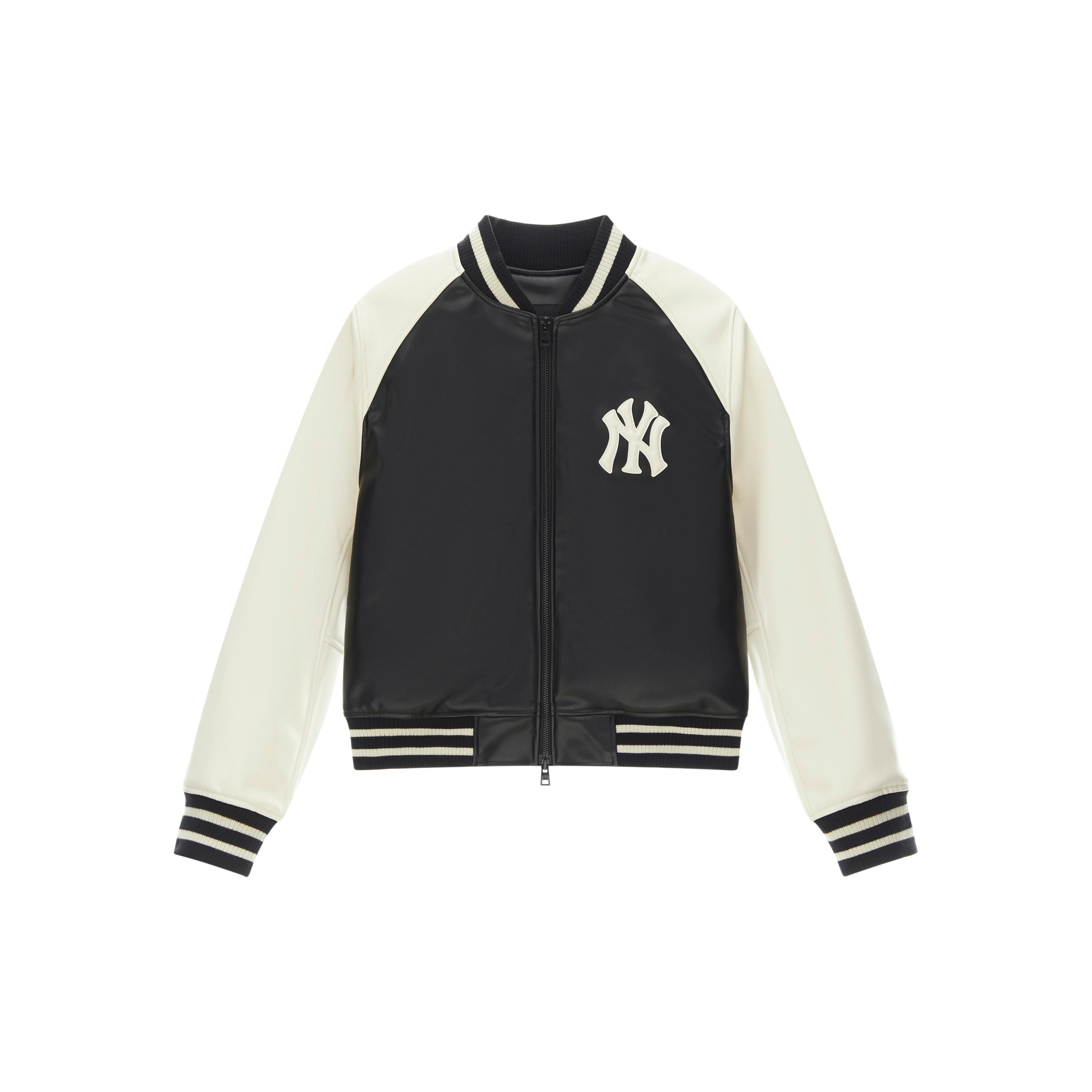 

New MLB New York Yankees MLB Preppy Style Collection Baseball Jacket Women s Black 3FJPV0144-50BKS M