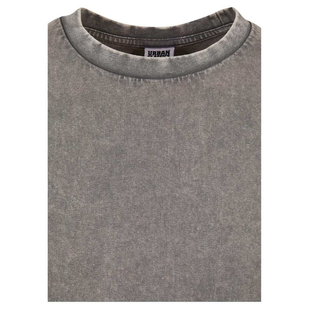 Urban Classics Mens Acid Wash Heavyweight Boxy Long-Sleeved Top