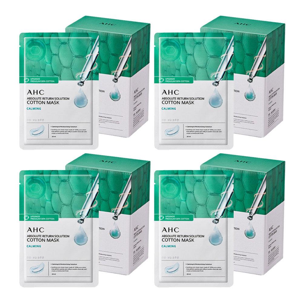 

AHC Absolute Return Calming Cotton Mask Pack 100 Sheets Set AHC Pure Cotton Mask Pack Calming 100 Sheets