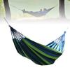 Outdoor Hammock Comfortable Polyester Cotton Up To 440.9lbs Anti Rollover Portable Hammock for