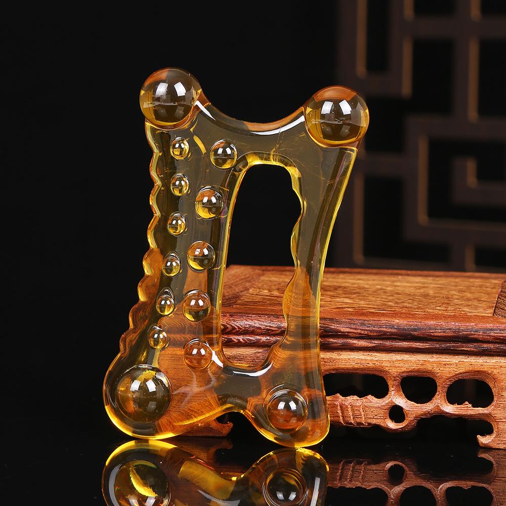 Nicht-Keramisches Wellenförmiges Gua Sha Werkzeug für Gesichts- und Körpermassage