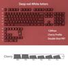 114 Keys Ink Blue Double Shot PBT Keycaps Cherry Profile Custom Keyboard Key Caps for Gateron MX Switches Gaming Keyboards