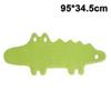 Covoraș Antiderapant pentru Baie Copii, Covoraș Antiderapant pentru Cadă, Covoraș pentru Duș Copii, Cauciuc Moale, Lavabil la Mașină, Model Crocodil 95cm*34.5cm
