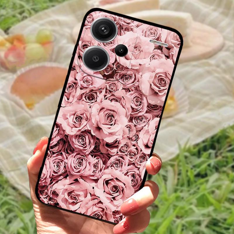 For Xiaomi Redmi Note 13 Pro Plus Cases Soft TPU Marble Phone Back On Redmi Note13 Pro+ Silicon Cover Note13Pro Plus 5G Funda