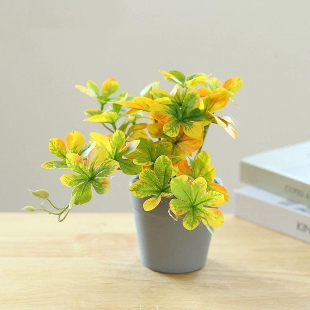 Fake Plant Fake Potted Plant Bonsai Decorative Potted Plant Artificial Bonsai Plant Garden Decor