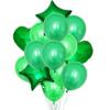 Champagne Gold Love Pentagram Aluminum Film Balloon Pearlescent Latex Balloon Combination Set