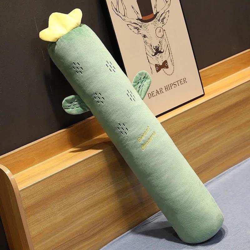 Lovely Cartoon Cylindrical Long Pillow Detachable Washable Side Sleeping Body Pillows Soft Pregnancy Sleep Leg Gripper Pillows