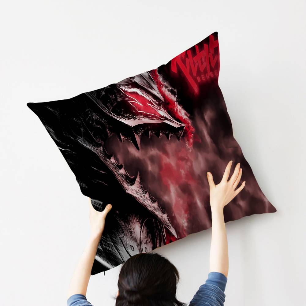 B-Berserk Guts Pillow Gift Home Office Decoration Pillow Bedroom Sofa Car Cushion Coverpillow Case