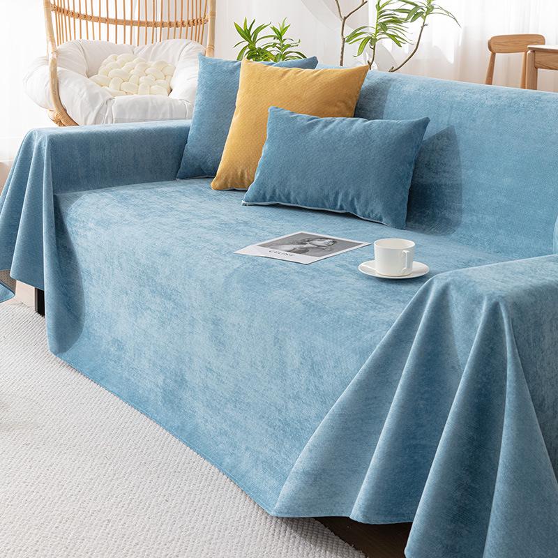 All-Season Waterproof Non-Slip Sofa Cover: Cat Scratch-Resistant, Diaper-Proof, Full Coverage in Nordic Style