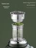 Qihu Large Capacity Stainless Steel Thermos Flask for Outdoor, Car & Home Travel