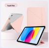 iPad Air 7 Protective Case with Pen Holder, Transparent Y-Fold, for Pro 11/12.9 & 10th Gen
