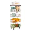 Kitchen Thickened Fruit and Vegetable Rack Multi-functional Rack Multi-layer Storage Rack Floor Trolley Rack