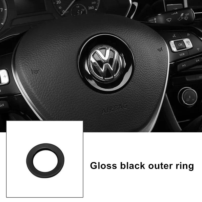 For VOLKSWAGEN VW Car Steering Wheel Stickers for Volkswagen Golf 4 5 Bora MK7 4 Motion MTM Blue Motion Caddy Scirocco CC Accori