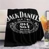 JACK DANIELS whisky printing Flannel Blanket Bedroom Sofa Camping Warm blanket Gifts for family and friends-MJ001