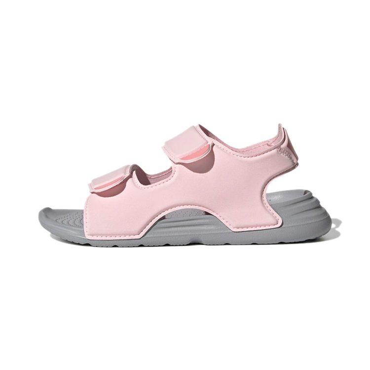adidas Swim Sandal Synthetic Leather Comfortable Cushioning, Wear Resistant Children's Sandals Pink FY8937