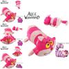 Cheshire Cat Plush Toy From Alice's Adventure In Wonderland Soft And Cuddly Pink Kitten