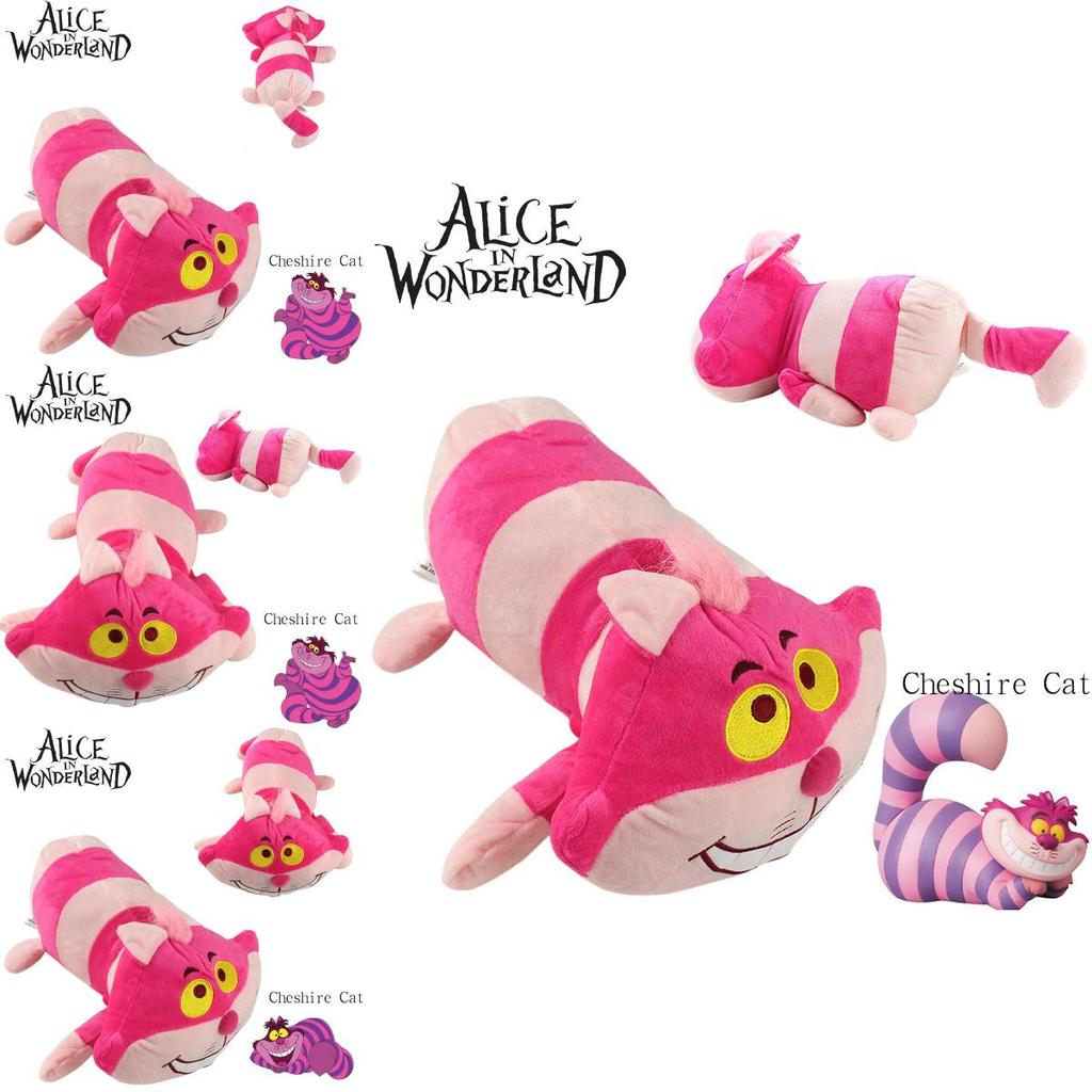Cheshire Cat Plush Toy From Alice's Adventure In Wonderland Soft And Cuddly Pink Kitten