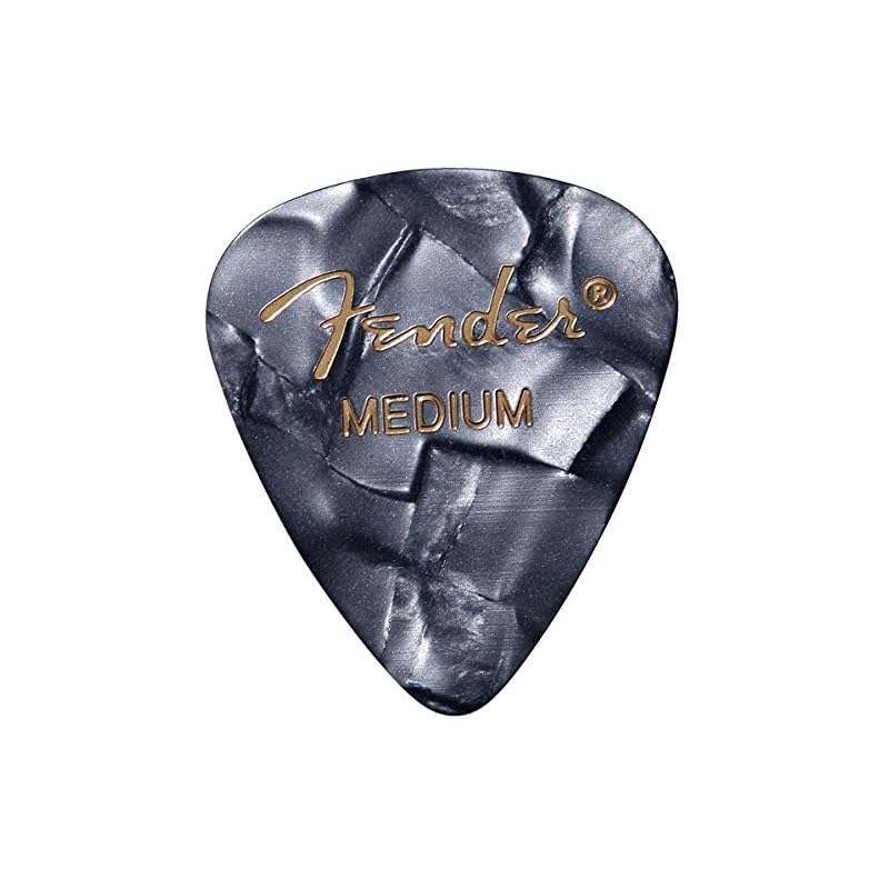 Fender [8-Color Assortment] 8 Picks (1 of each color) Teardrop Medium Guitar Picks...
