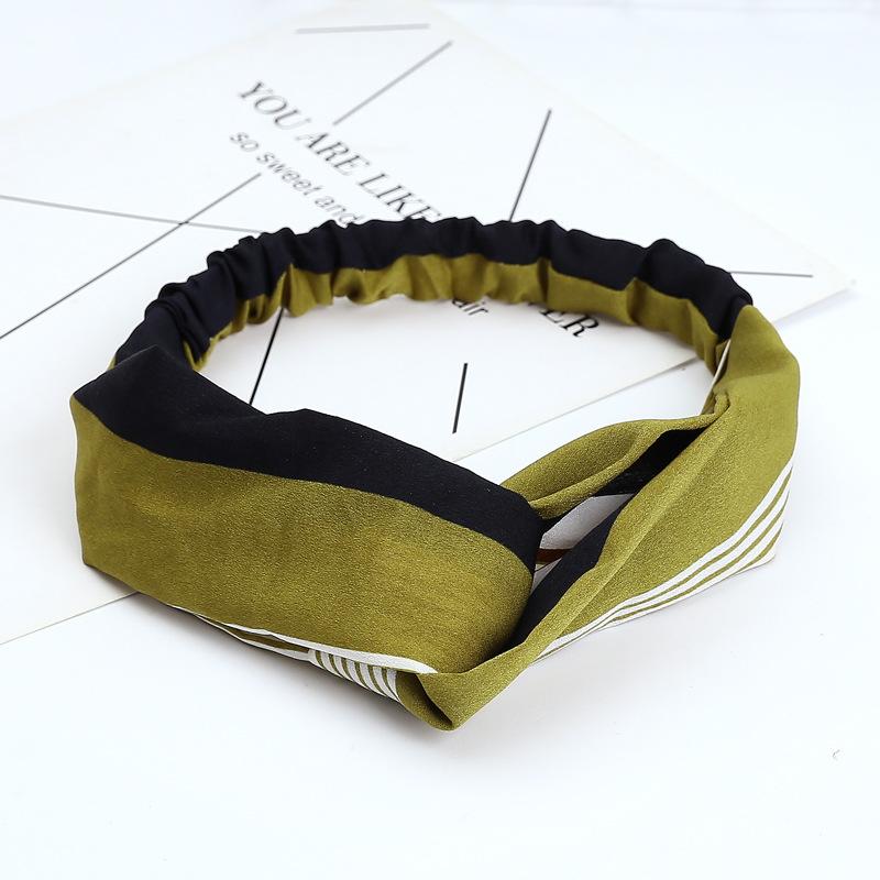 Fashion Bohemian Headband Print Hairbands For Women Girls Vintage Cross Knot Turban Bandanas Headwear Hair Accessories