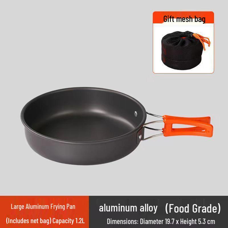 Portable Outdoor Camping Cookware & Kettle Set