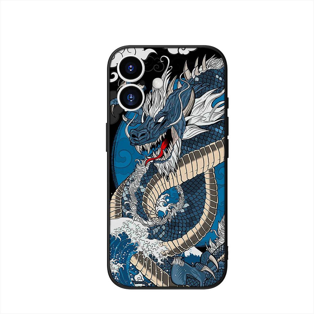 Phone Cover for Apple iPhone 16 15 14 Plus 13 12 Mini 17 Pro Max + 16E Air 16+ ProMax Case The Great Wave of Kanagawa Art Casing