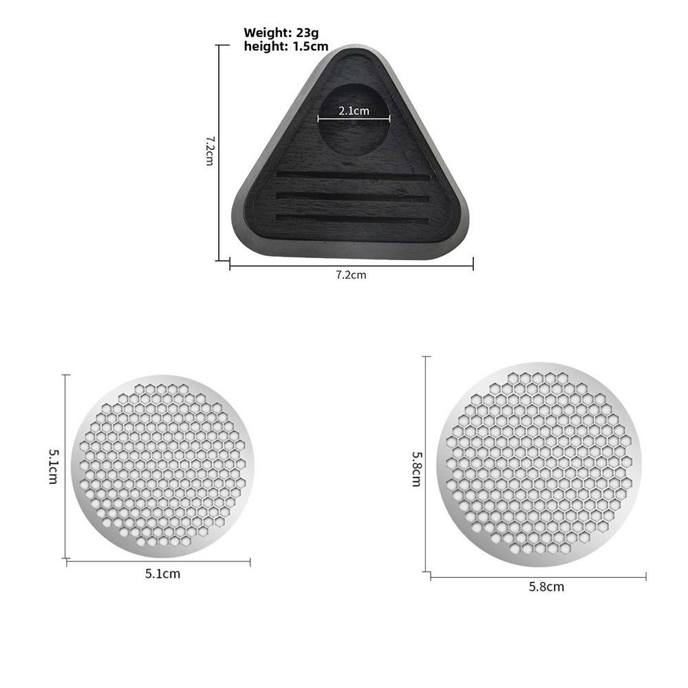 New 51/58MM Universal Filter Stand Wooden Material Reusable Filter Stand Universal Fit Coffee Puck Screen Stand Coffee Tools