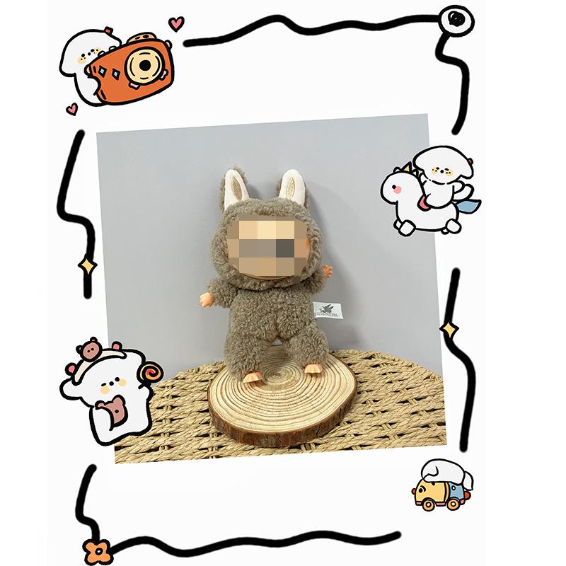 Cute Rabbit Plush Doll Vinyl Keychain Pendant