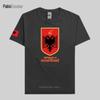 Albánie Kickbox Muay Thai MMA UFC Tričko Grafické Země Státní Vlajka Retro Vintage Symbol Znak Potisk Pánské Dámské Unisex Krátký Rukáv Kulatý Výstřih