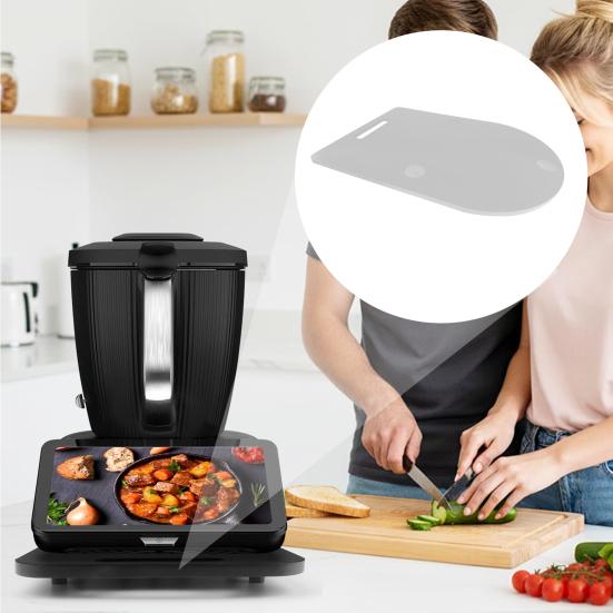 Podložka pro mixér Thermomix TM7 Posuvná podložka Protiskluzová podložka s gumovými kolečky a zajišťovacími klipy Snadno pohyblivé příslušenství