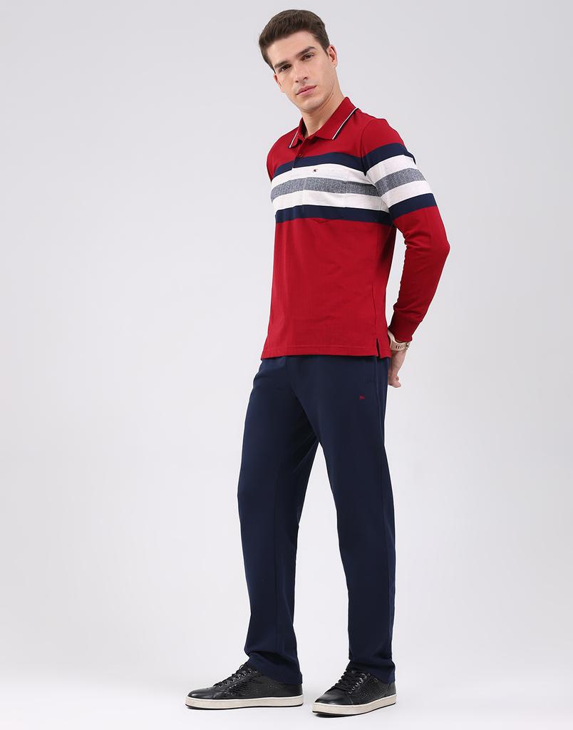 MONTE CARLO Men's Collar Neck Full Sleeve Tracksuit